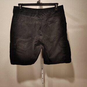 Wrangler Men's Black Cargo Shorts Size 36 Cotton